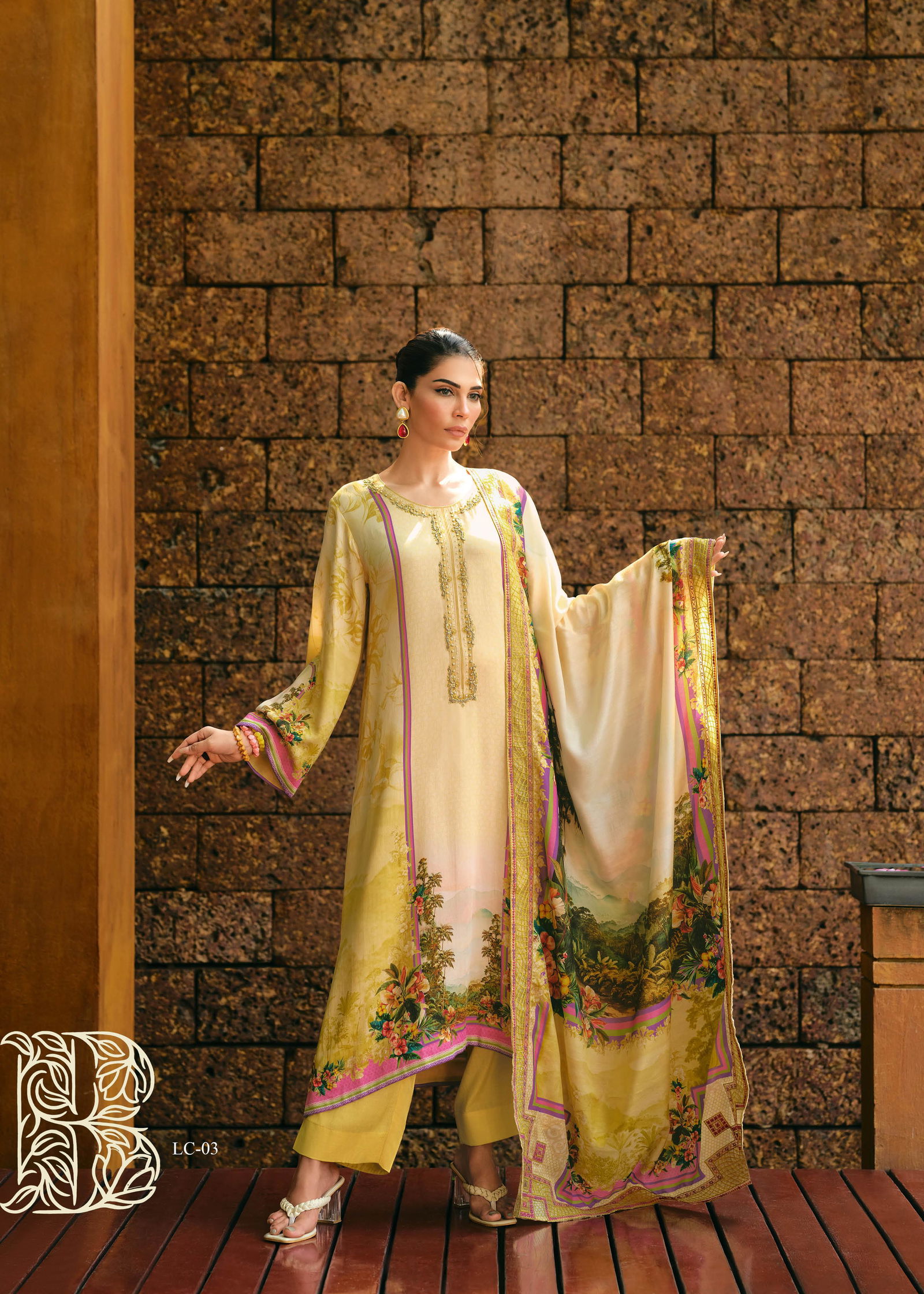 Landscape By Varsha Cotton Muslin Surat Salwar Suits Wholesale Market